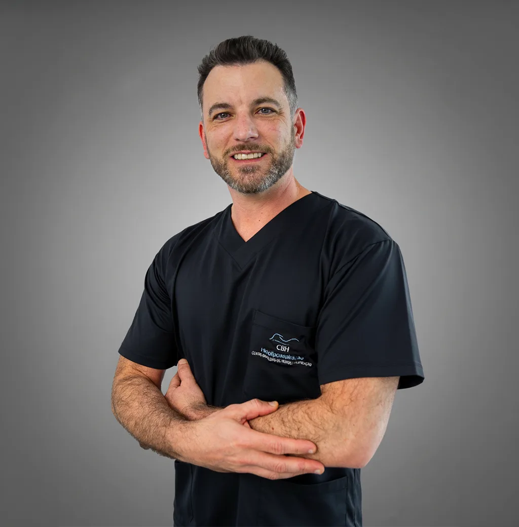 Foto de perfil do Dr. Fabio Del Claro, cirurgião plástico da CBH
